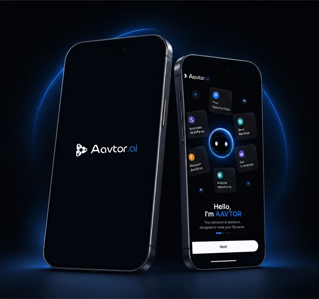 Aavtor mobile app on Android and iPhone